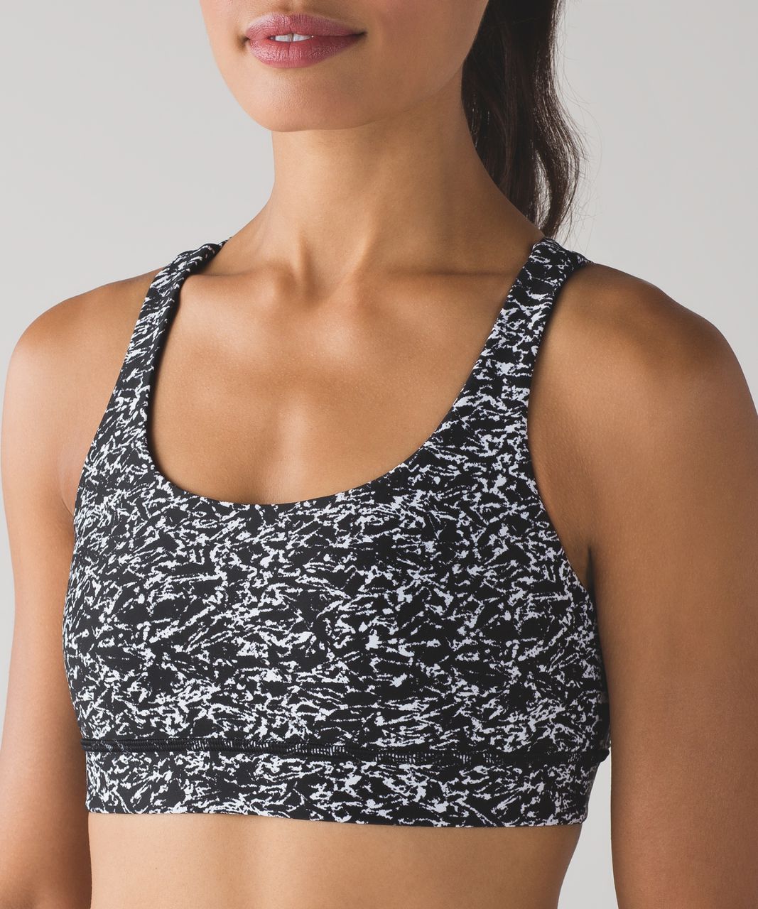 lululemon athletica, Intimates & Sleepwear, Lululemon Energy Bramarbled  Mix Energy Bra White Black Size 6