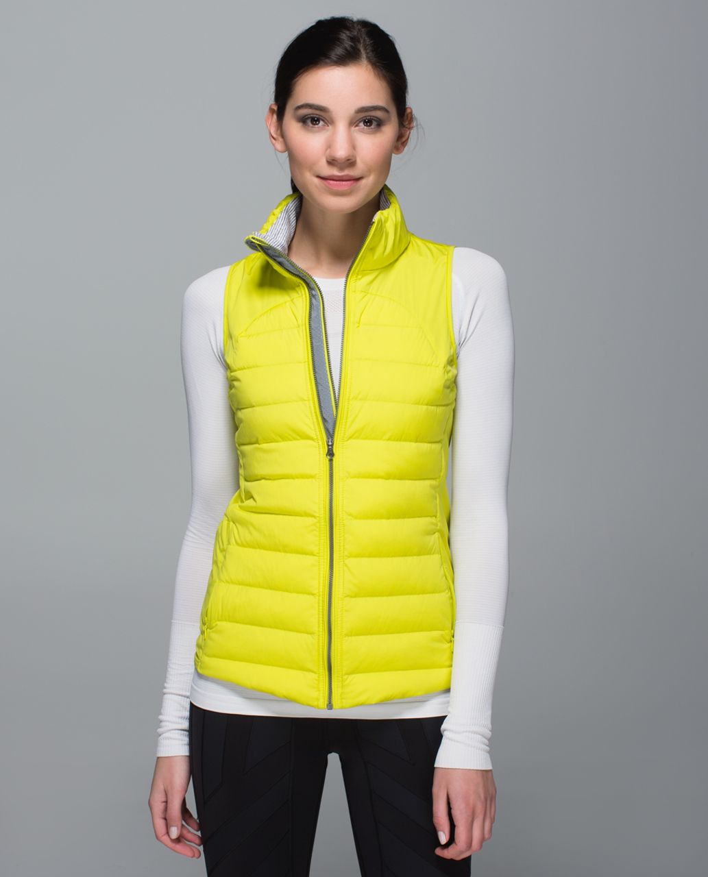 Lululemon Fluffed Up Vest - Split Pea