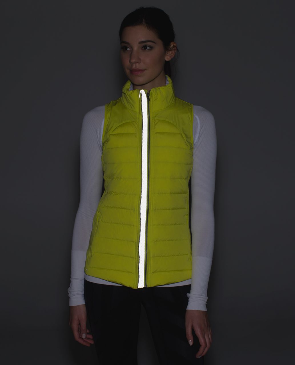 Lululemon Fluffed Up Vest - Split Pea