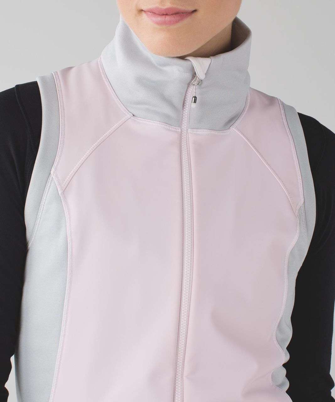 Lululemon Let's Get Visible Vest - Neutral Blush / Heathered Silver Spoon