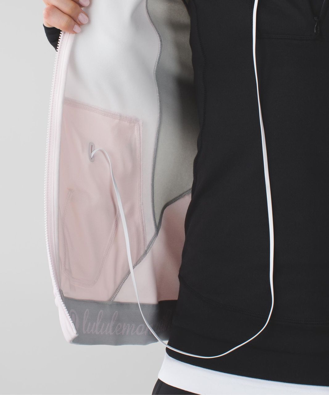 Lululemon Let's Get Visible Vest - Neutral Blush / Heathered Silver Spoon