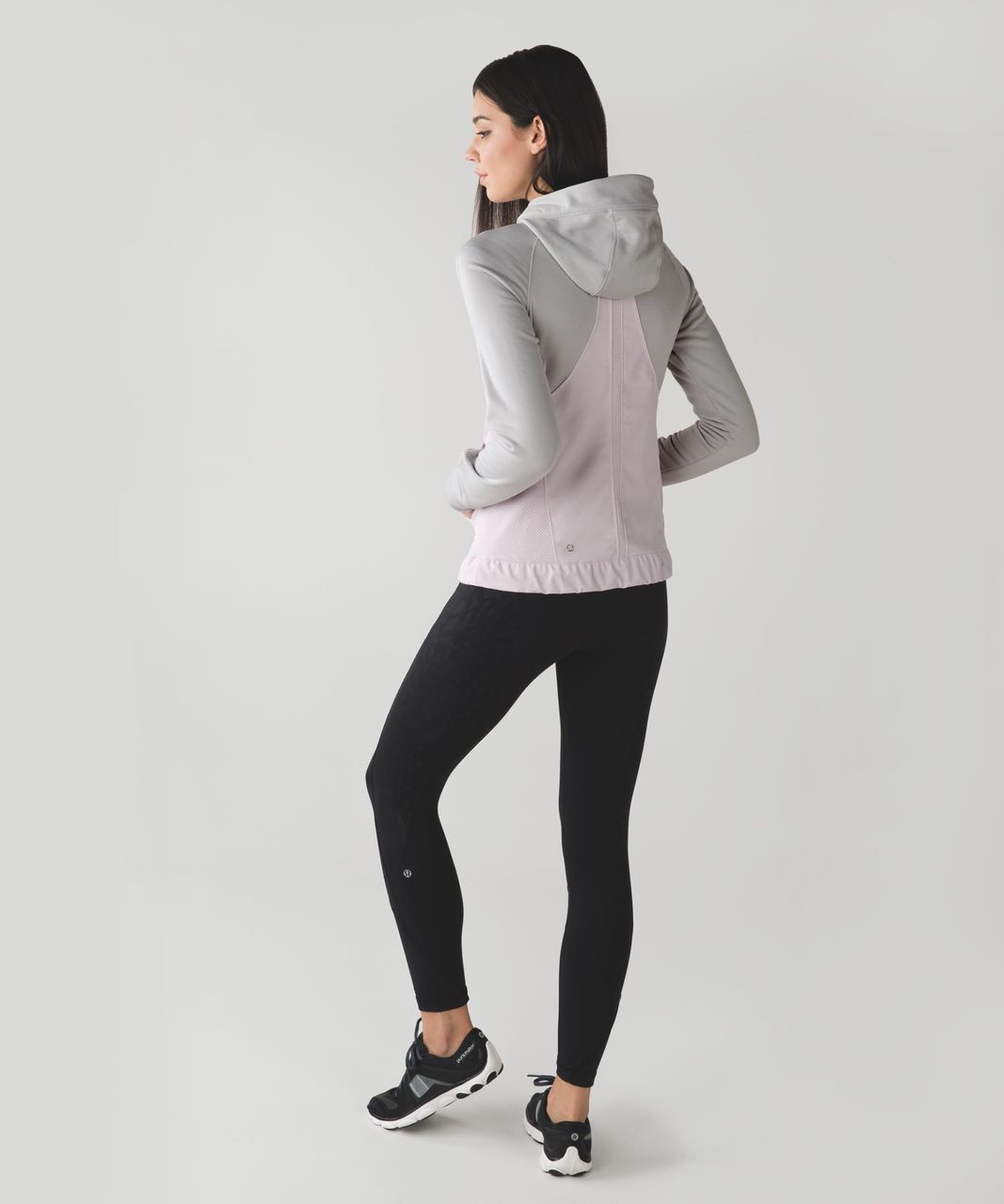 Lululemon Let's Get Visible Hoodie - Neutral Blush / Heathered Silver Spoon