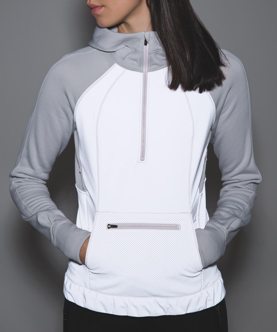 Lululemon Let's Get Visible Hoodie - Neutral Blush / Heathered Silver Spoon