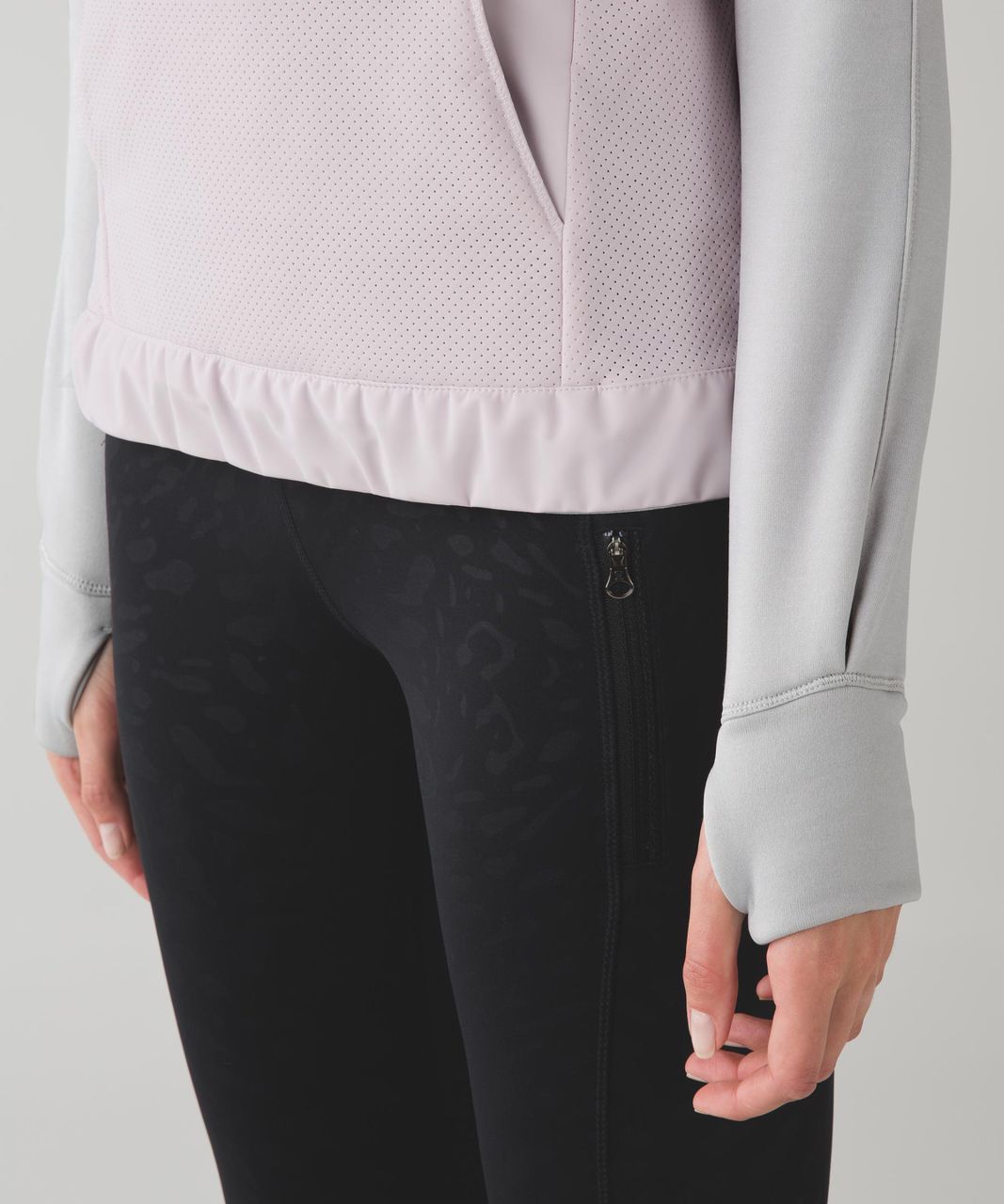 Lululemon Let's Get Visible Hoodie - Neutral Blush / Heathered Silver Spoon