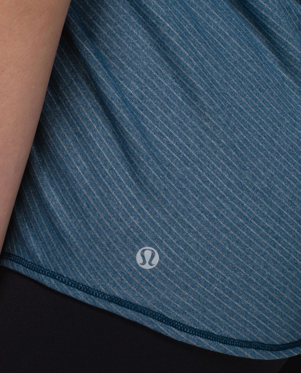 Lululemon Wild Tank - Heathered Alberta Lake / Pebble Print Parfait ...