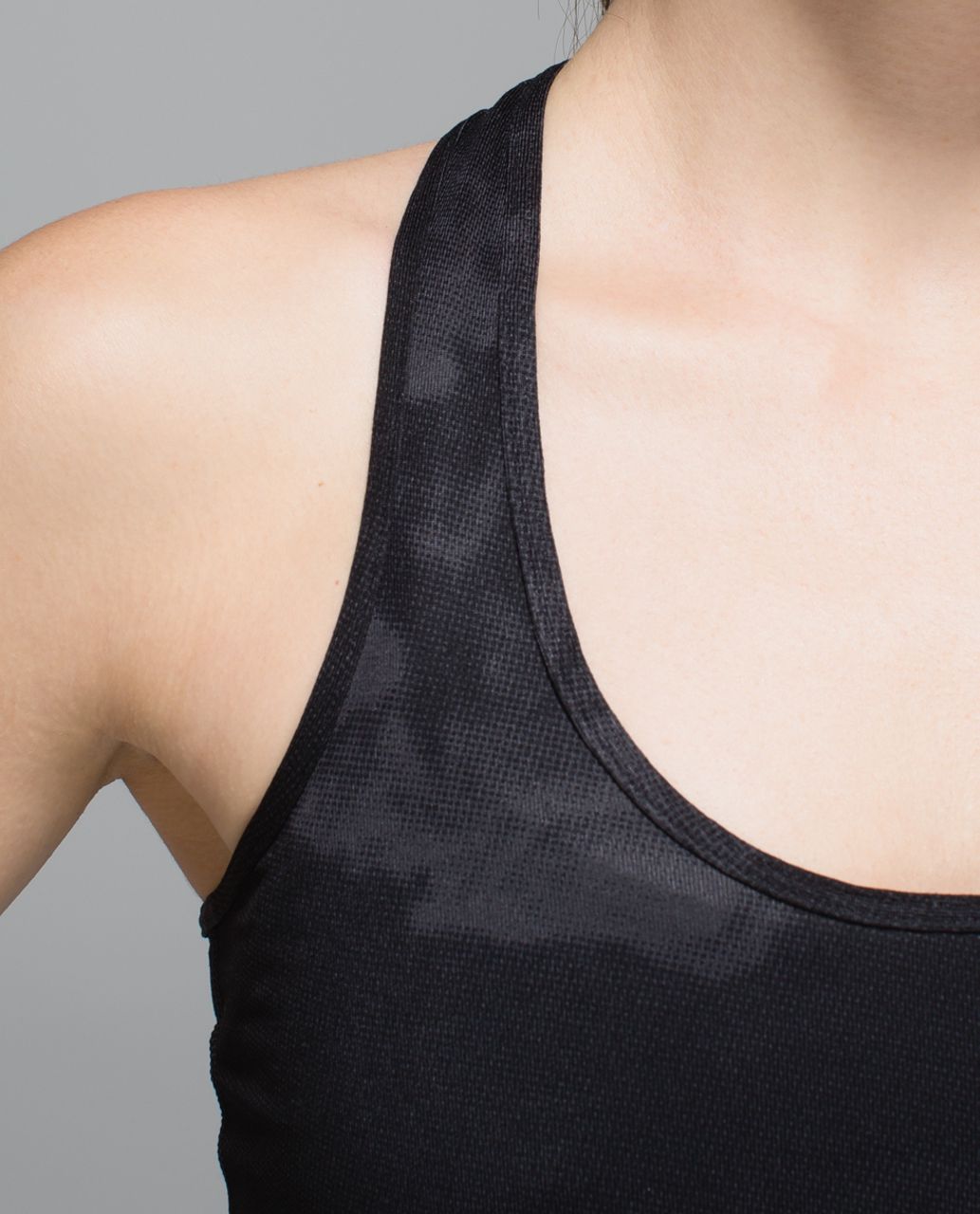 Lululemon Cool Racerback - Dream Rose Deep Coal Black