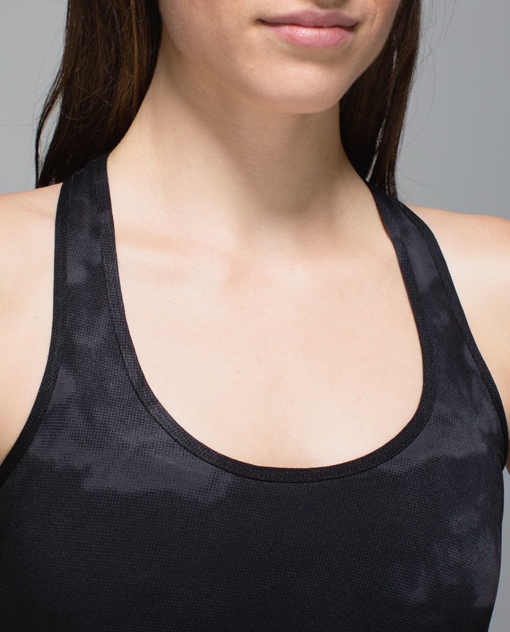 Lululemon Cool Racerback - Dream Rose Deep Coal Black