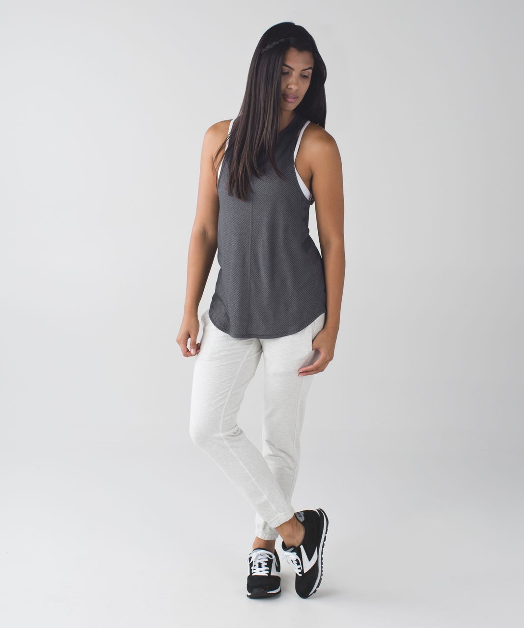 Lululemon Essence Tank - Heathered Deep Coal