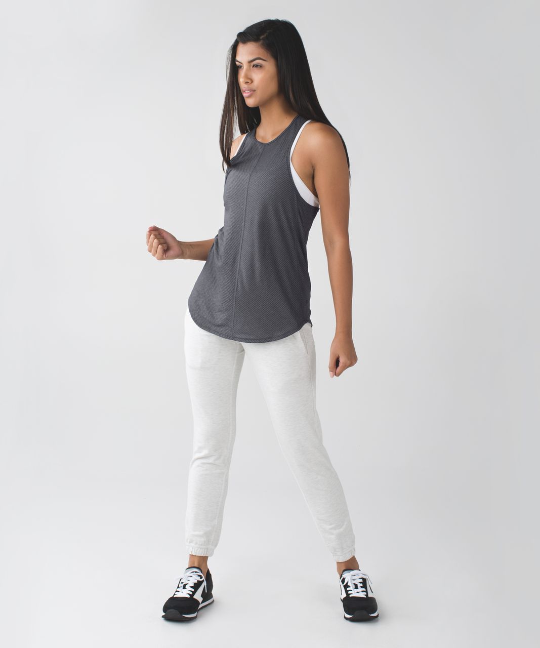 Lululemon Essence Tank - Heathered Deep Coal