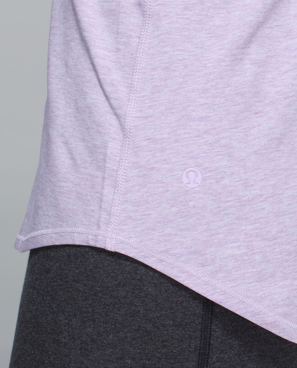 Lululemon Breezy Tank - Heathered Pretty Purple / Deep Coal