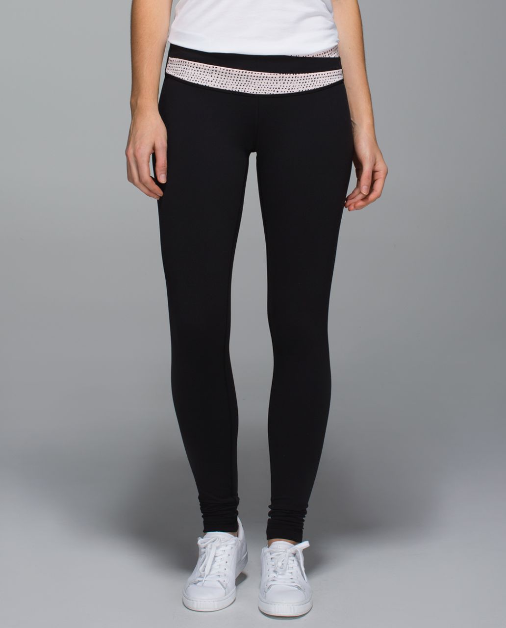 Lululemon Astro Wunder Under Pant *Full-On Luon - Black / Speckle Dot Parfait Pink Black