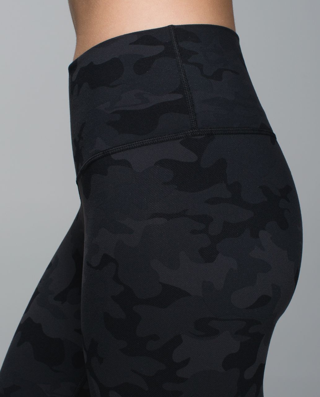 Lululemon High Times Pant - Savasana Camo 20cm New Black / Soot