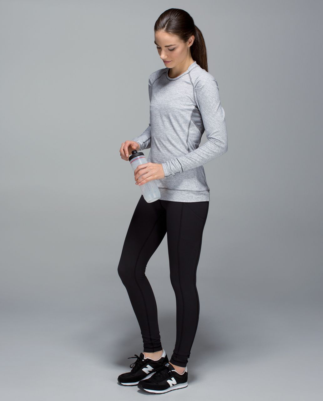 Lululemon Speed Tight II (Brushed) - Black / Dottie Dream Rose Neutral Blush Black