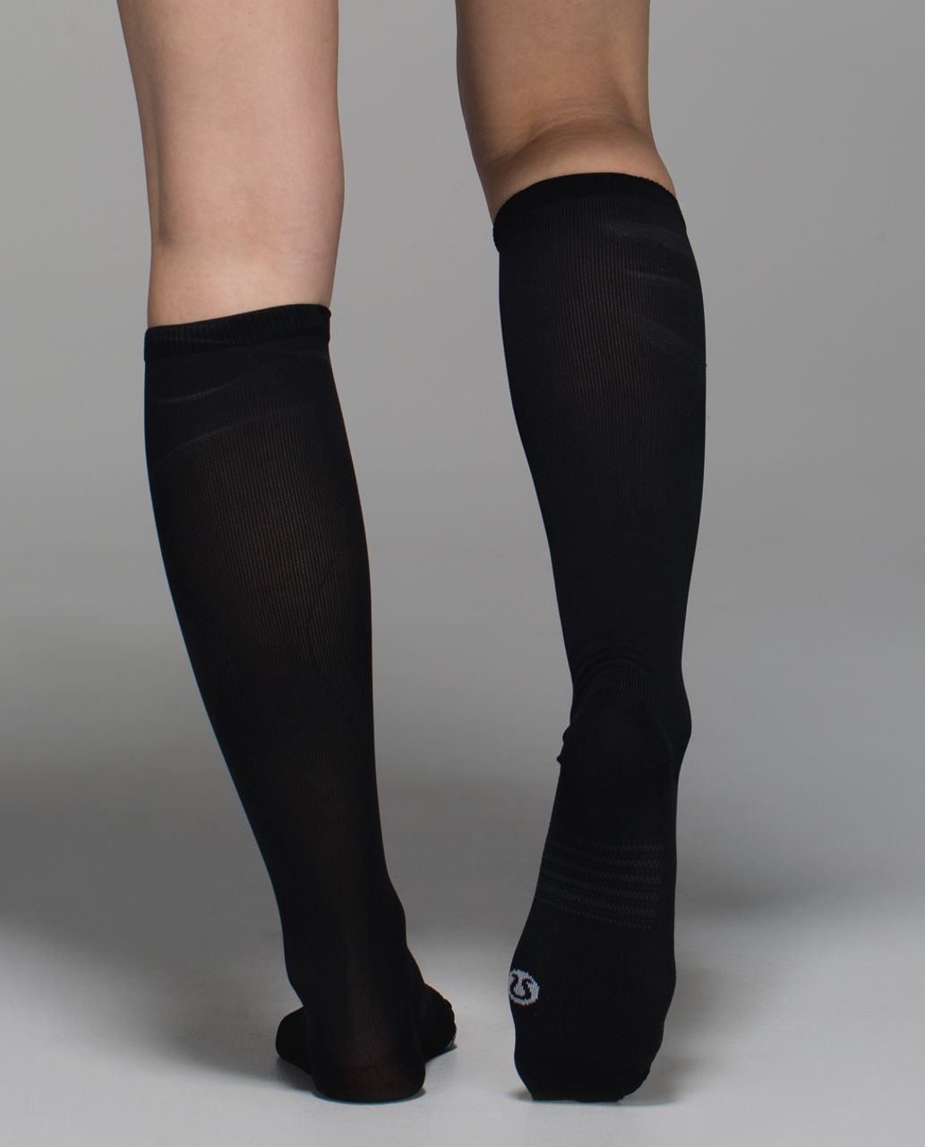 Lululemon Womens Keep It Tight Sock - Tight Solid Black White