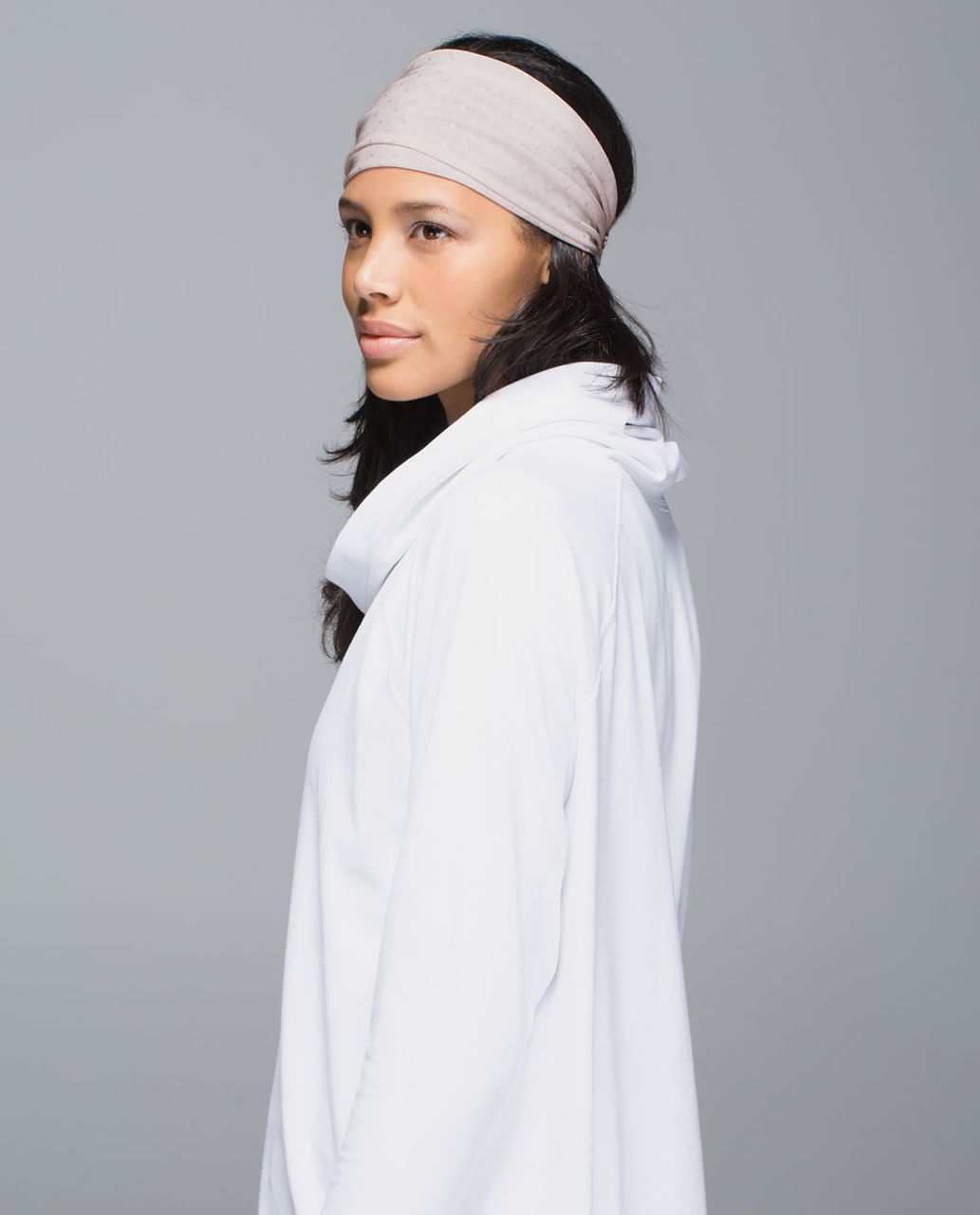 Lululemon Bang Buster Headband *Mesh - Neutral Blush