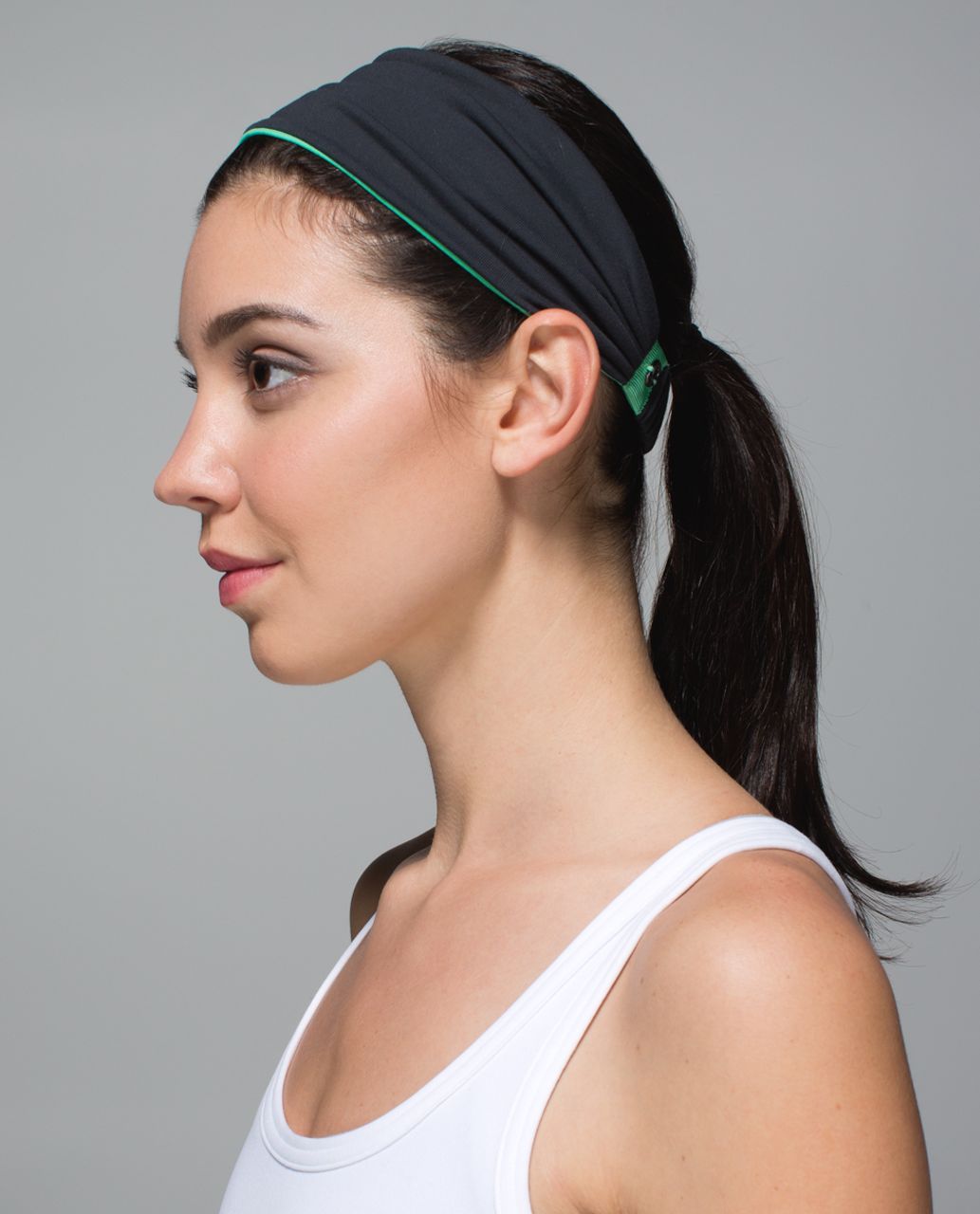 Lululemon Bang Buster Headband *Reversible - Deep Coal / Menthol