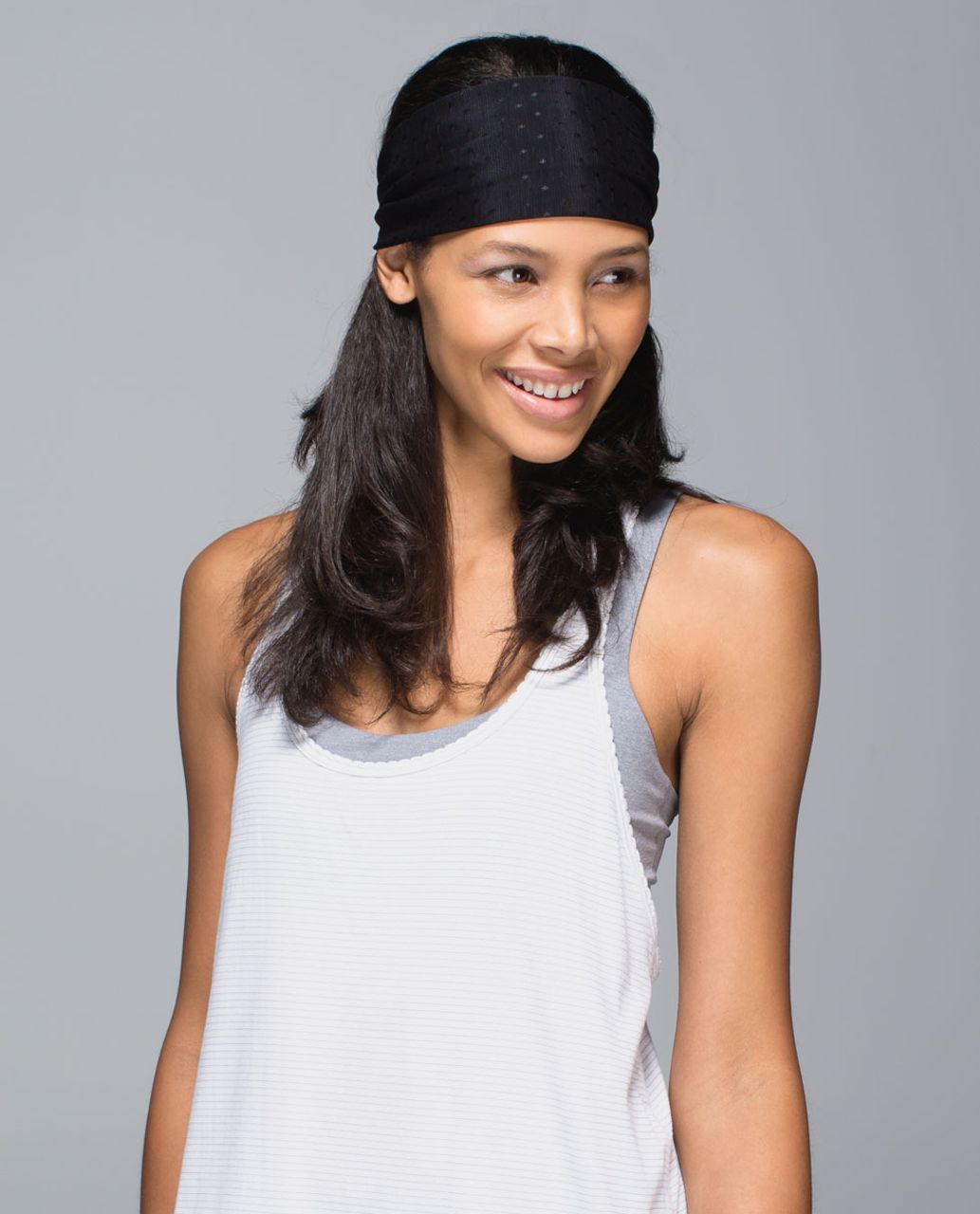 Lululemon Bang Buster Headband *Mesh - Black