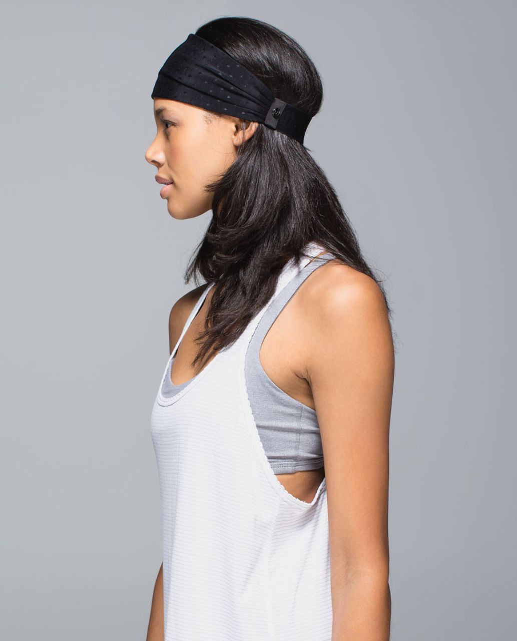 Lululemon Bang Buster Headband *Mesh - Black