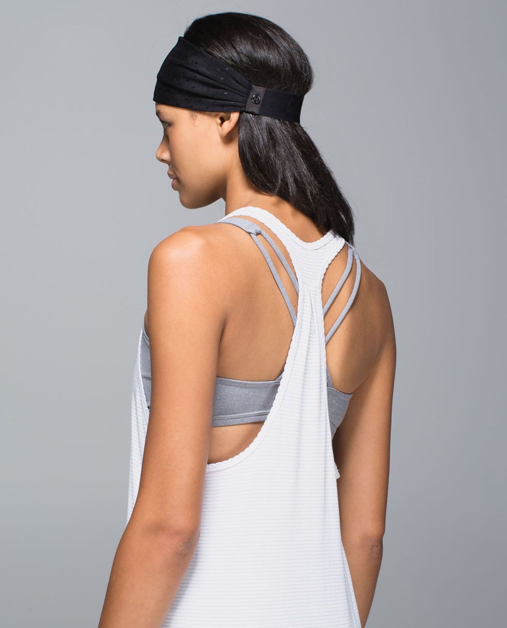 Lululemon Bang Buster Headband *Mesh - Black