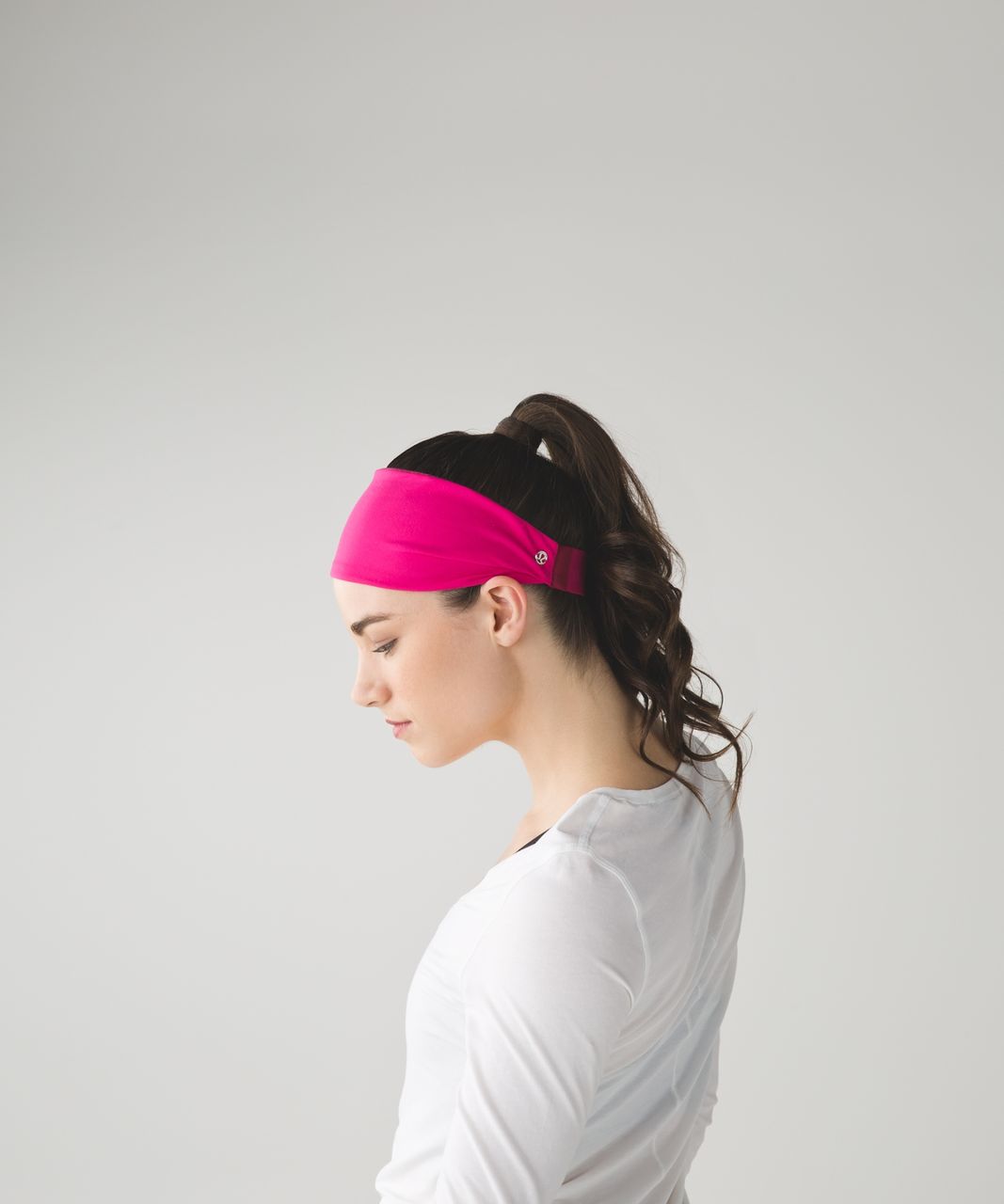 Lululemon Fringe Fighter Headband - Jewelled Magenta / Heathered Berry Rumble