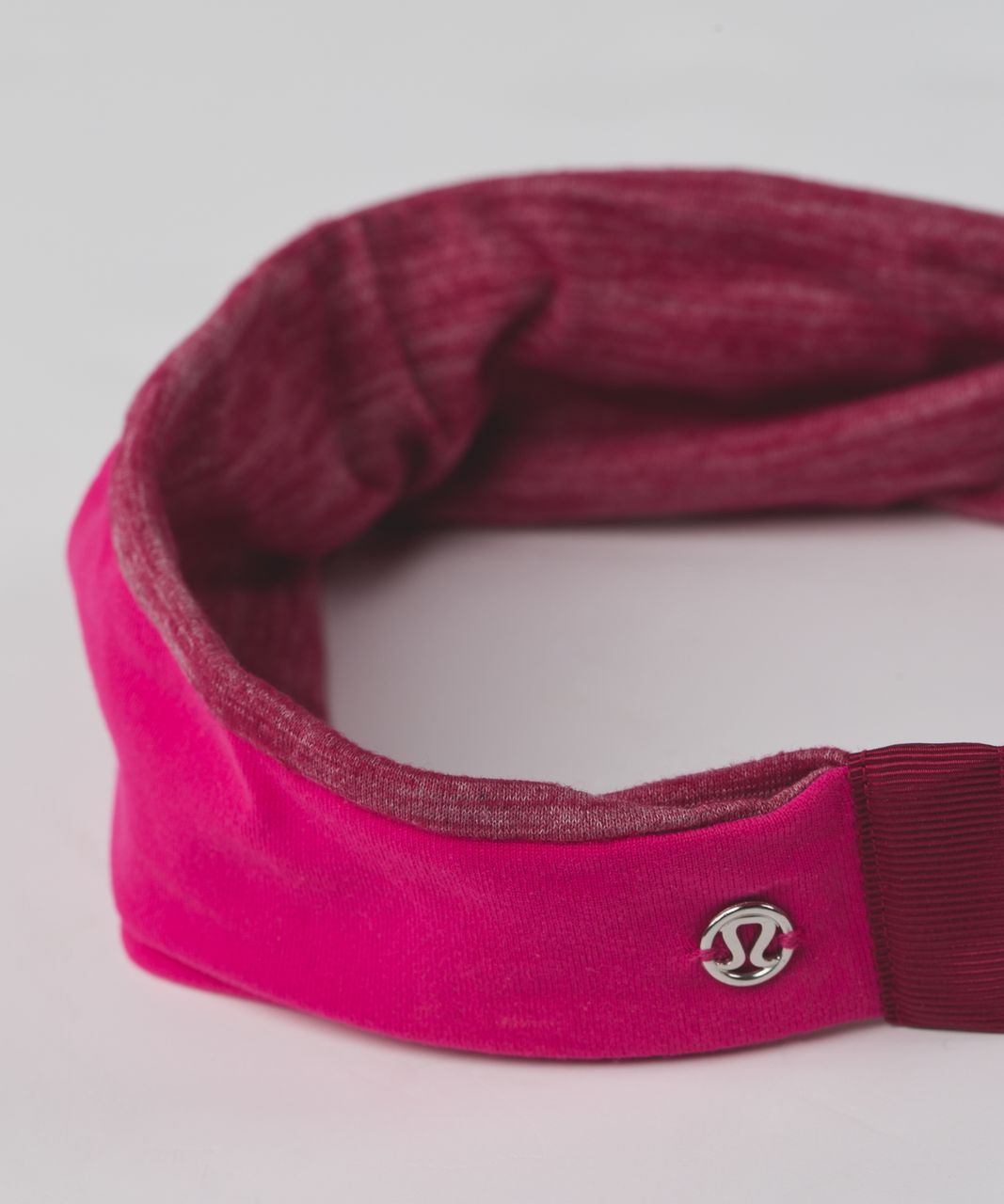 Lululemon Fringe Fighter Headband - Jewelled Magenta / Heathered Berry Rumble