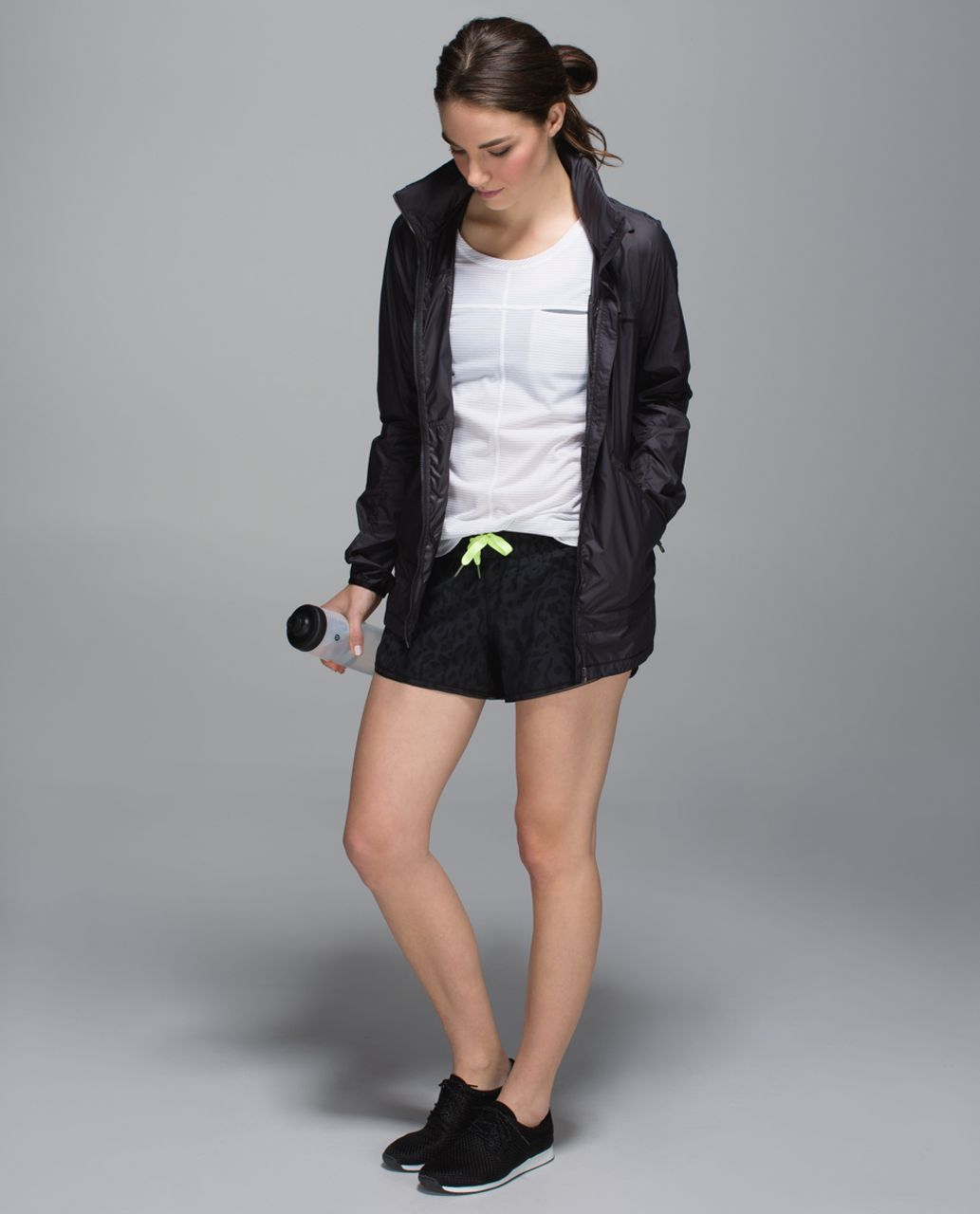 Lululemon Seek The Heat Short - Animal Swirl Deep Coal Black