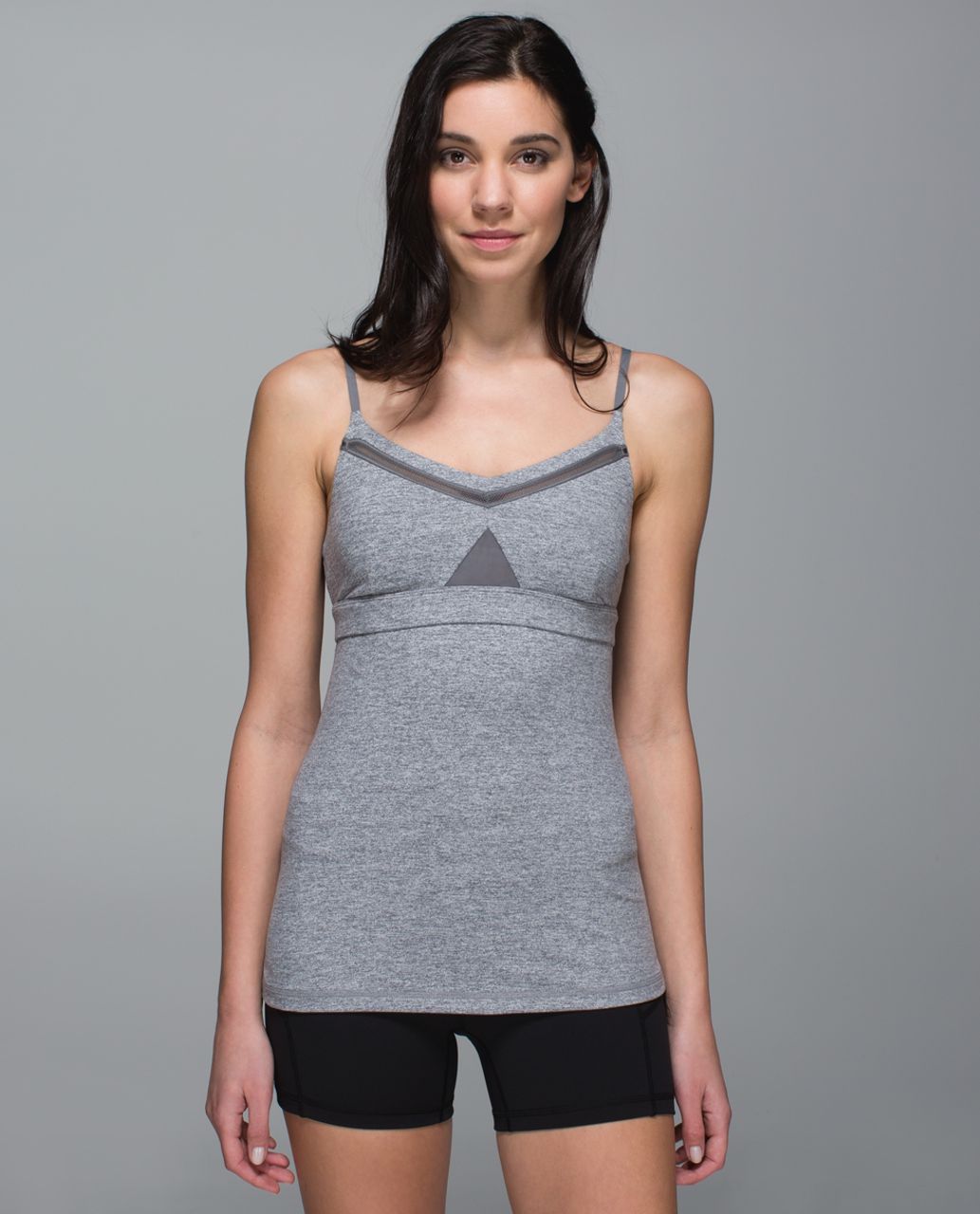 Lululemon Just Breathe Tank - Heathered Slate / Slate