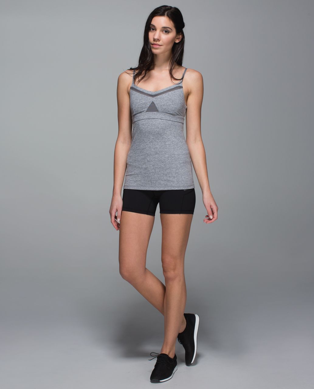 Lululemon Just Breathe Tank - Heathered Slate / Slate