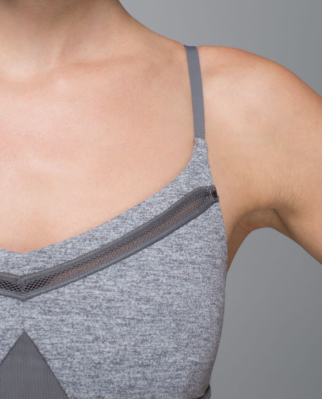 Lululemon Just Breathe Tank - Heathered Slate / Slate