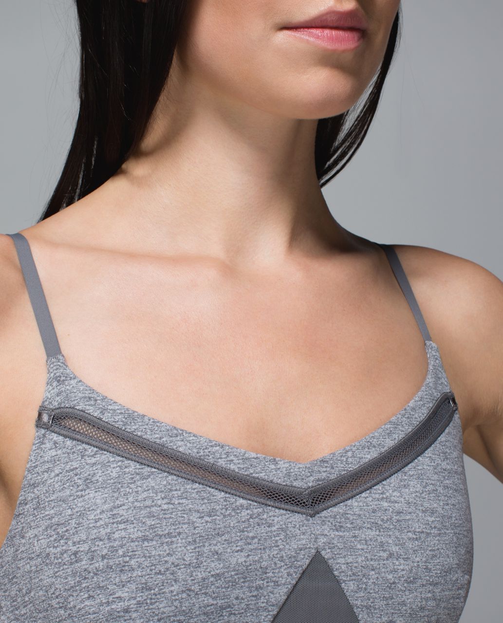 Lululemon Just Breathe Tank - Heathered Slate / Slate