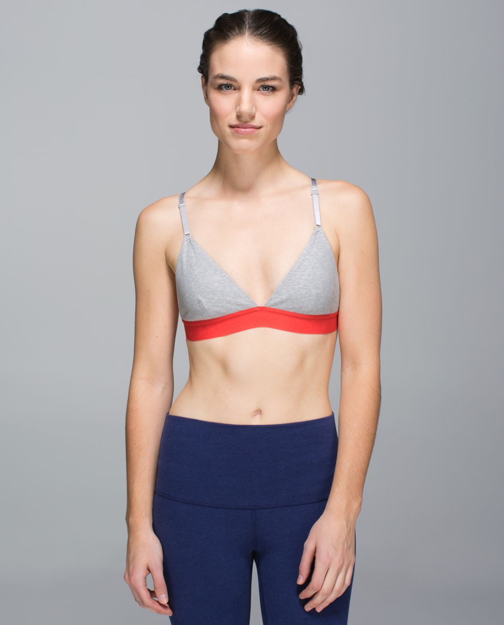 Lululemon Live Natural Bra II - Heathered Light Grey