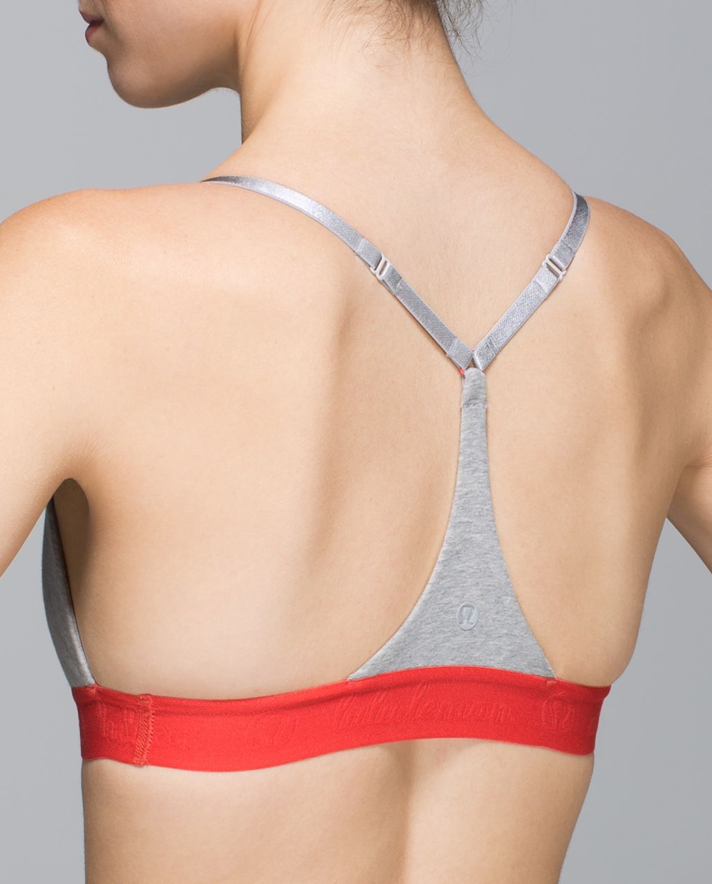 Lululemon Live Natural Bra II - Heathered Light Grey