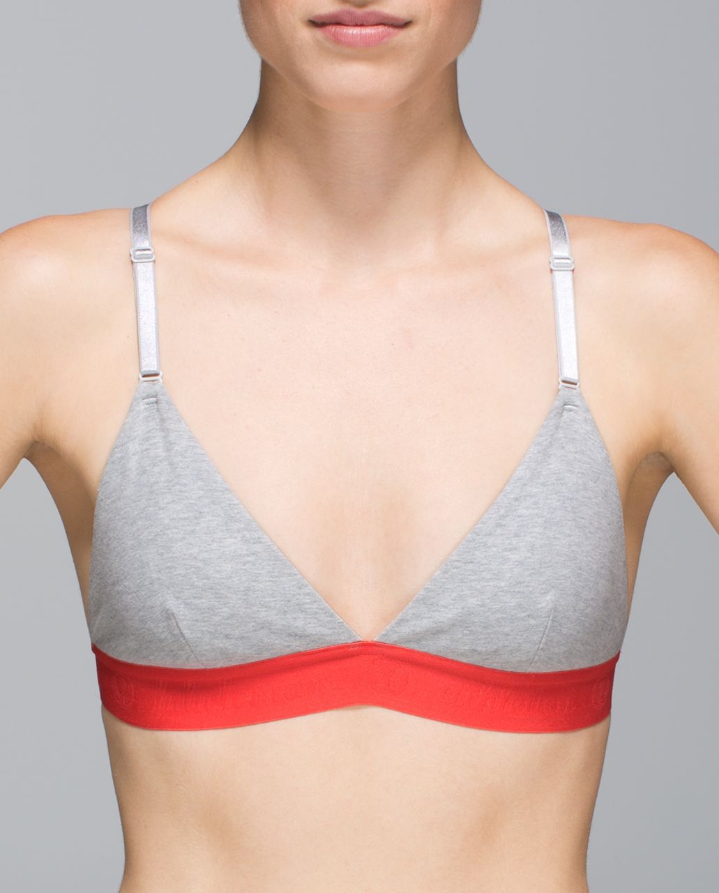 Lululemon Live Natural Bra II - Heathered Light Grey