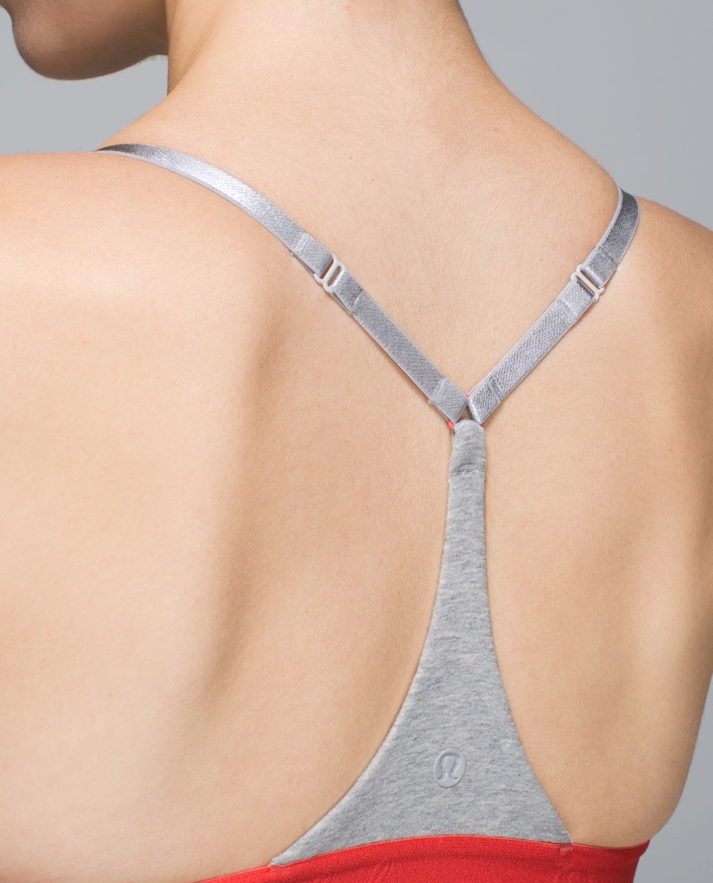 Lululemon Live Natural Bra II - Heathered Light Grey