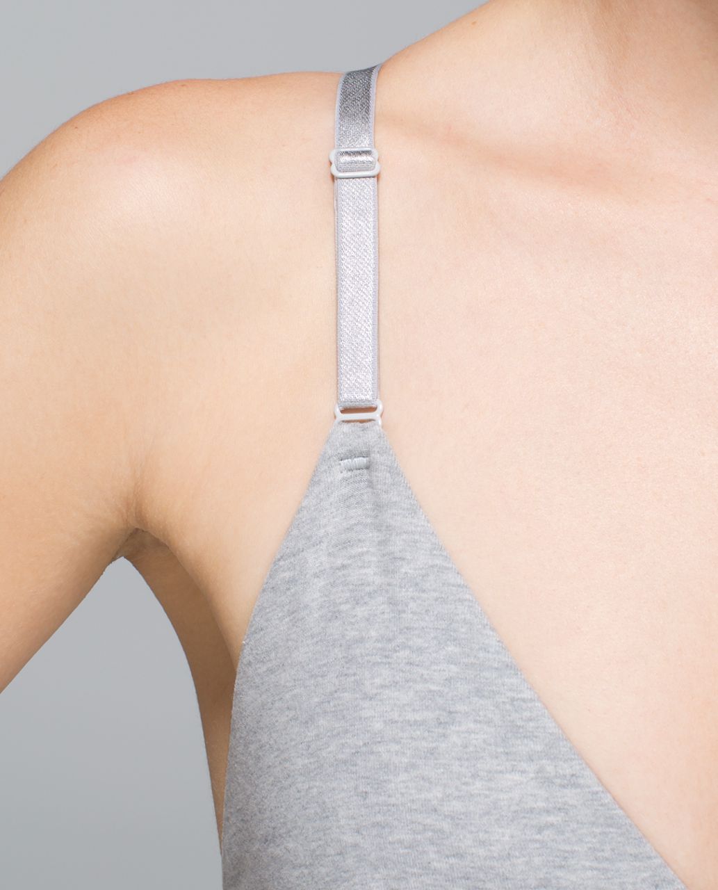 Lululemon Live Natural Bra II - Heathered Light Grey