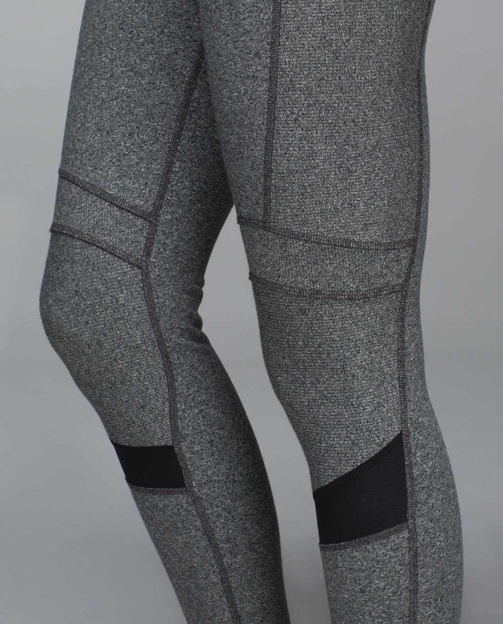 Lululemon Motivate Pant - Heathered Speckled Black / Black