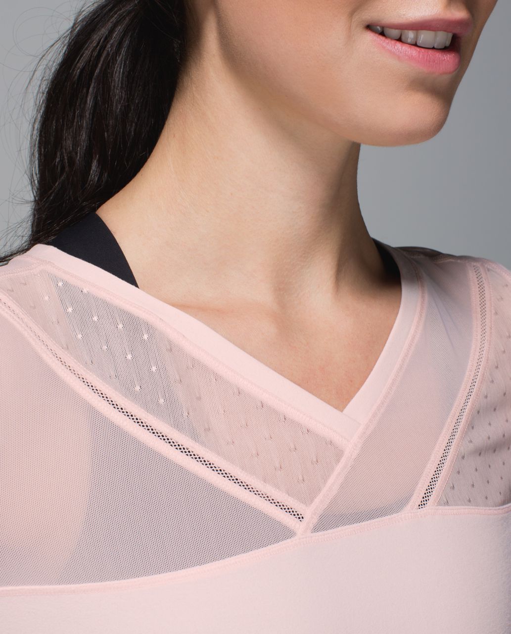 Lululemon Just Breathe Long Sleeve - Heathered Parfait Pink