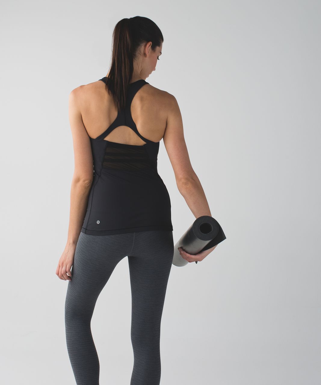 Lululemon Cinch Me Up Front Tank - Black - lulu fanatics