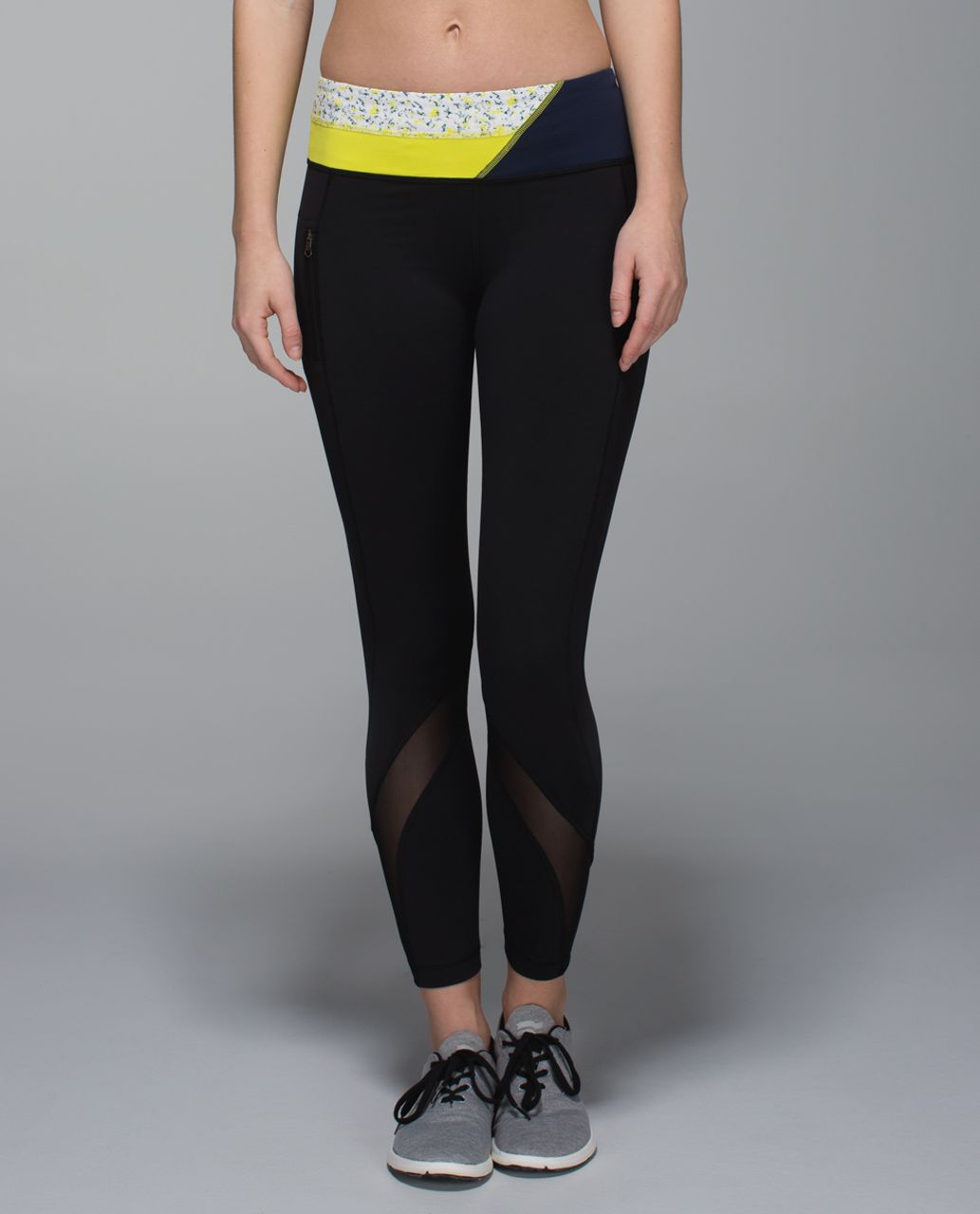 Lululemon Inspire Tight II (Mesh) - Black / Wi14 Quilt 29