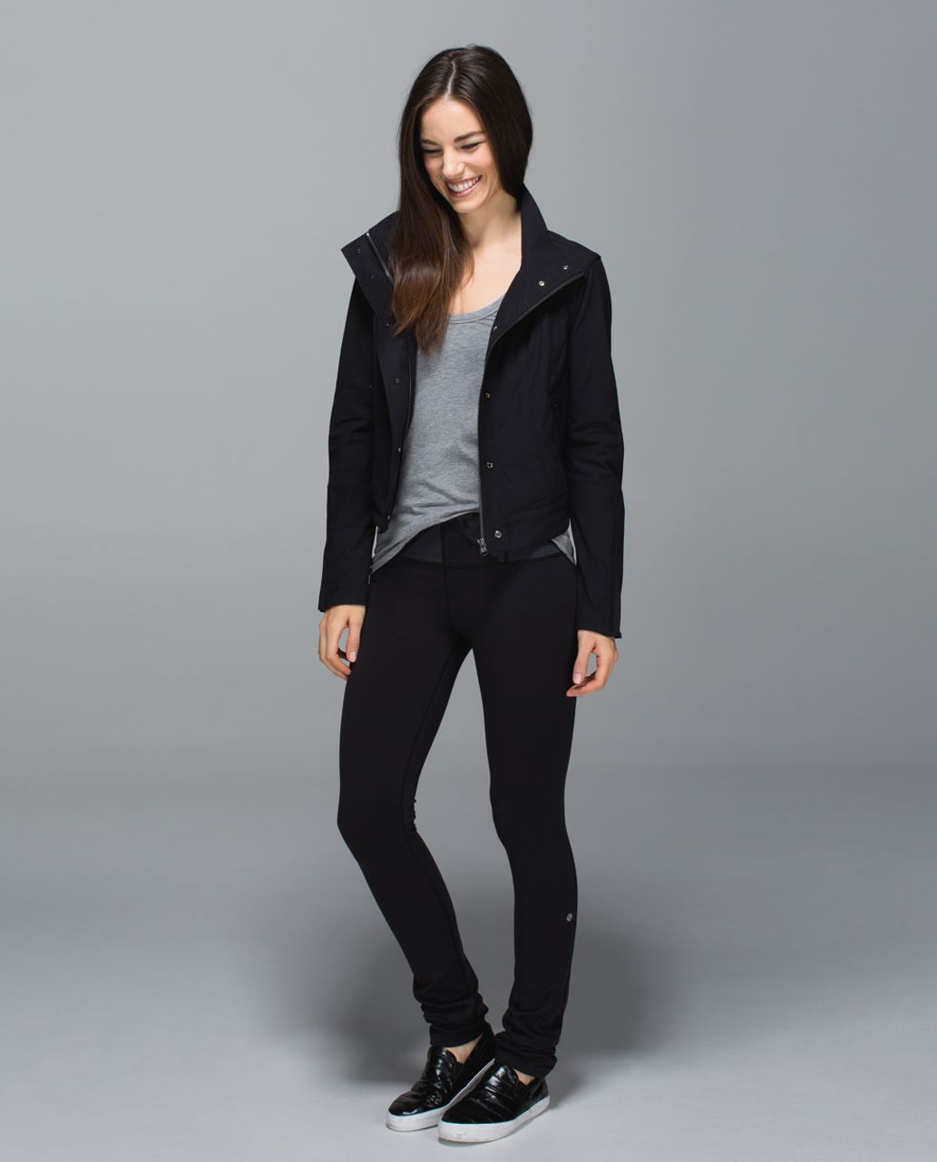 Lululemon Groove Pant (Tall) *Full-On Luon - Black / Quilt Spring 14-10 -  lulu fanatics