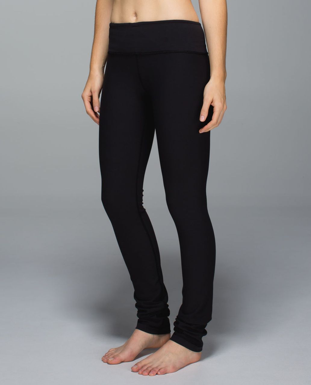 Lululemon Skinny Groove Pant *Full-On Luon - Black / Wi14 Quilt 10