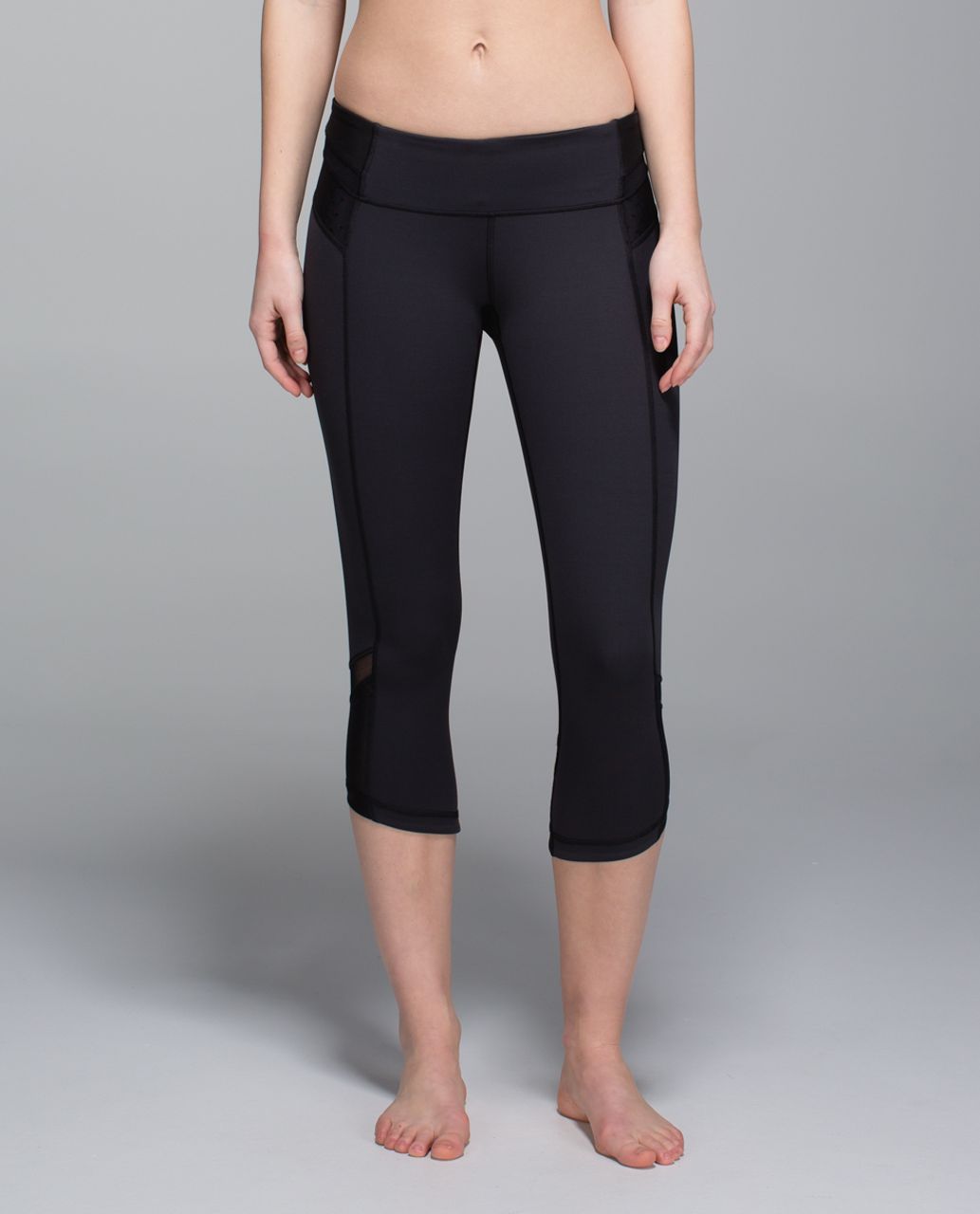 Lululemon Just Breathe Crop - Black - lulu fanatics