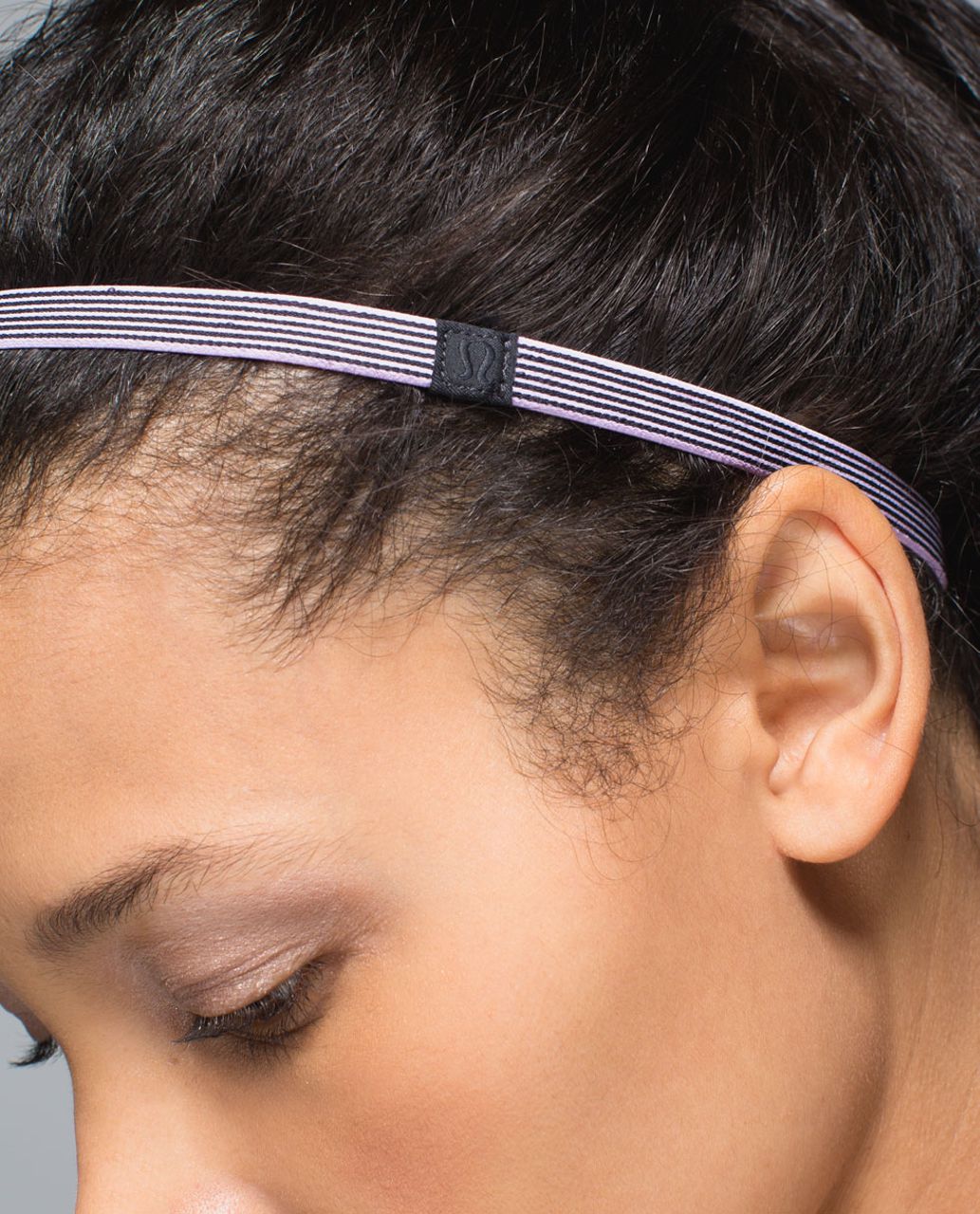 Lululemon Flow Into Crow Headband - Pretty Purple / Deep Coal