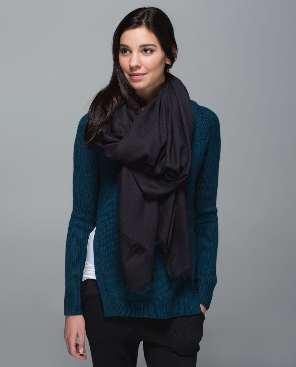 Lululemon Mudra Scarf - Deep Coal