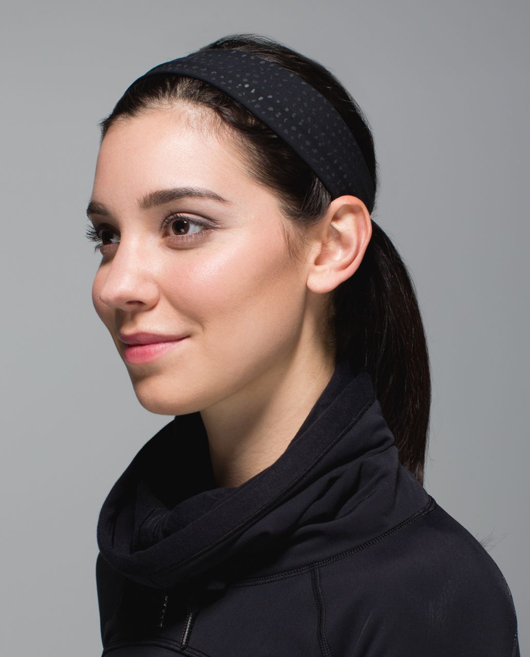 Lululemon Fly Away Tamer Headband *Reflective - Black