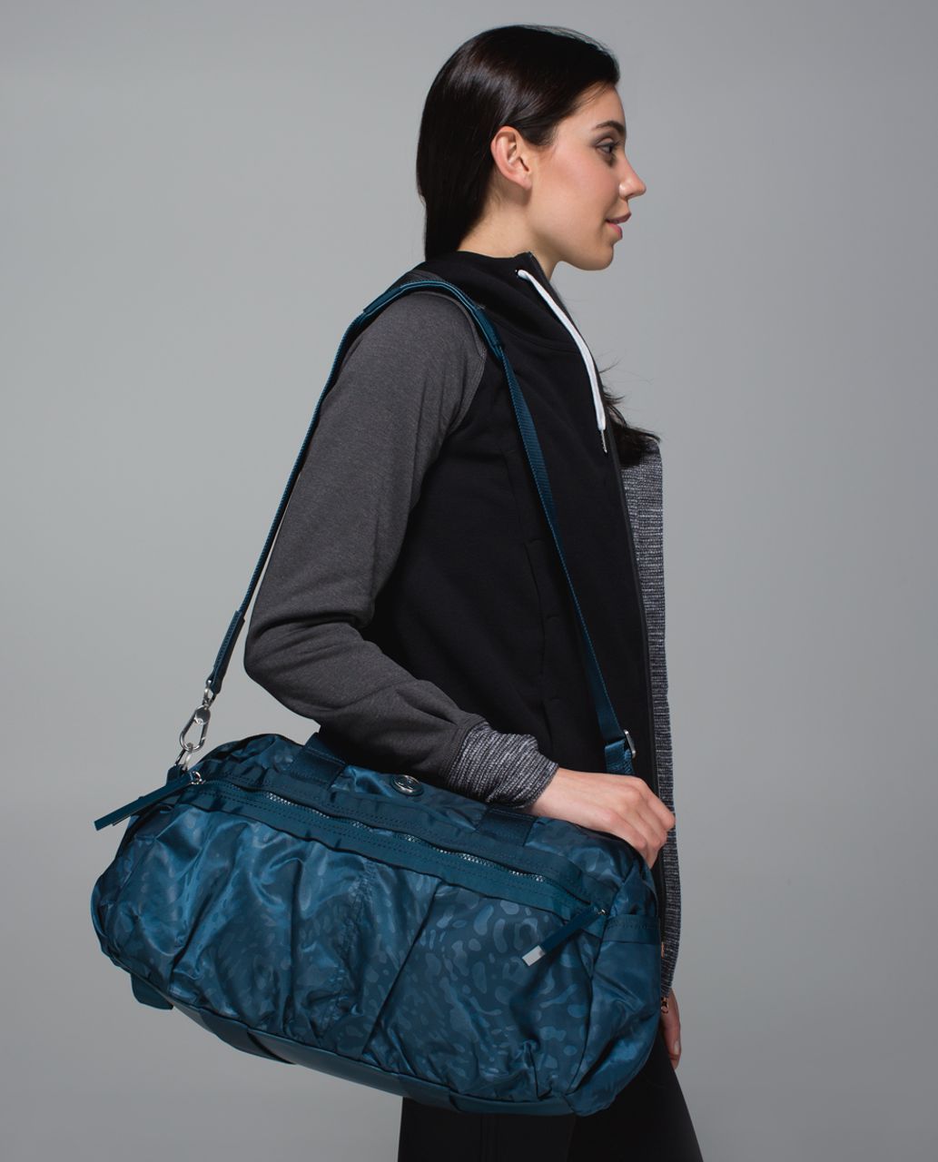 Lululemon Gym To Win Duffel *Nylon - Animal Swirl Embossed Alberta Lake