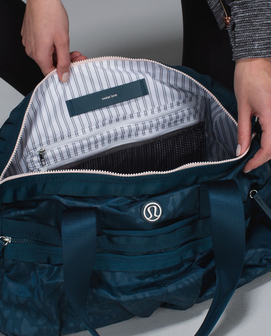 Lululemon Gym To Win Duffel *Nylon - Animal Swirl Embossed Alberta Lake