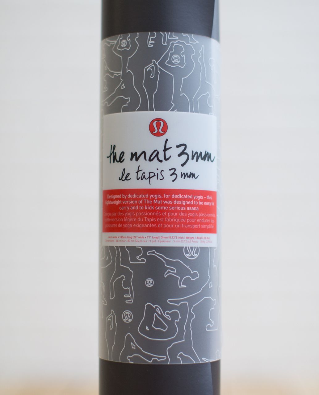 Lululemon The Mat 3mm - Soot / Black / Ghost																																				The Mat 3mm - Soot / Black / Ghost