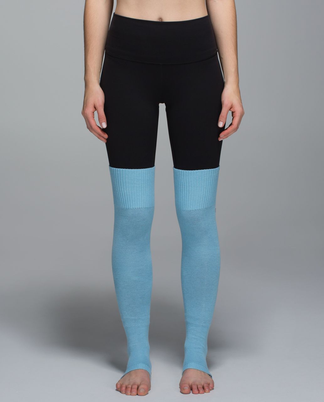 Lululemon Evolution Leg Warmers - Heathered Caspian Blue