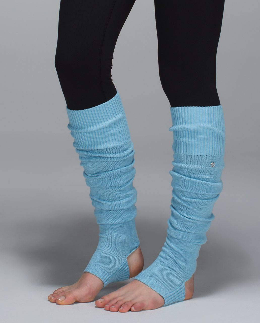 Lululemon Evolution Leg Warmers - Heathered Caspian Blue